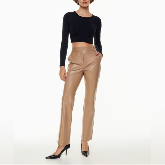 Babaton Vegan Leather Pants - Picture 5 of 5